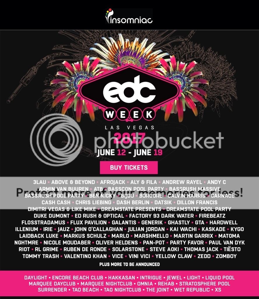 Insomniac Releases Killer Phase Two Lineup For EDC Week EDMTunes